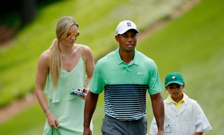 Lindsey Vonn and Tiger Woods