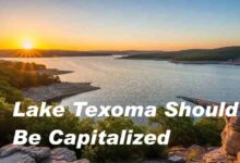 lake texoma should be capitalized
