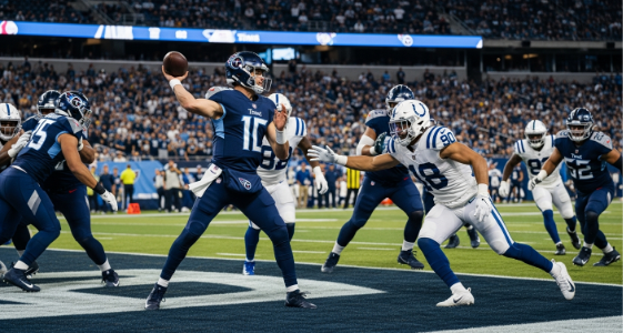 Tennessee Titans vs Colts Match Player Stats