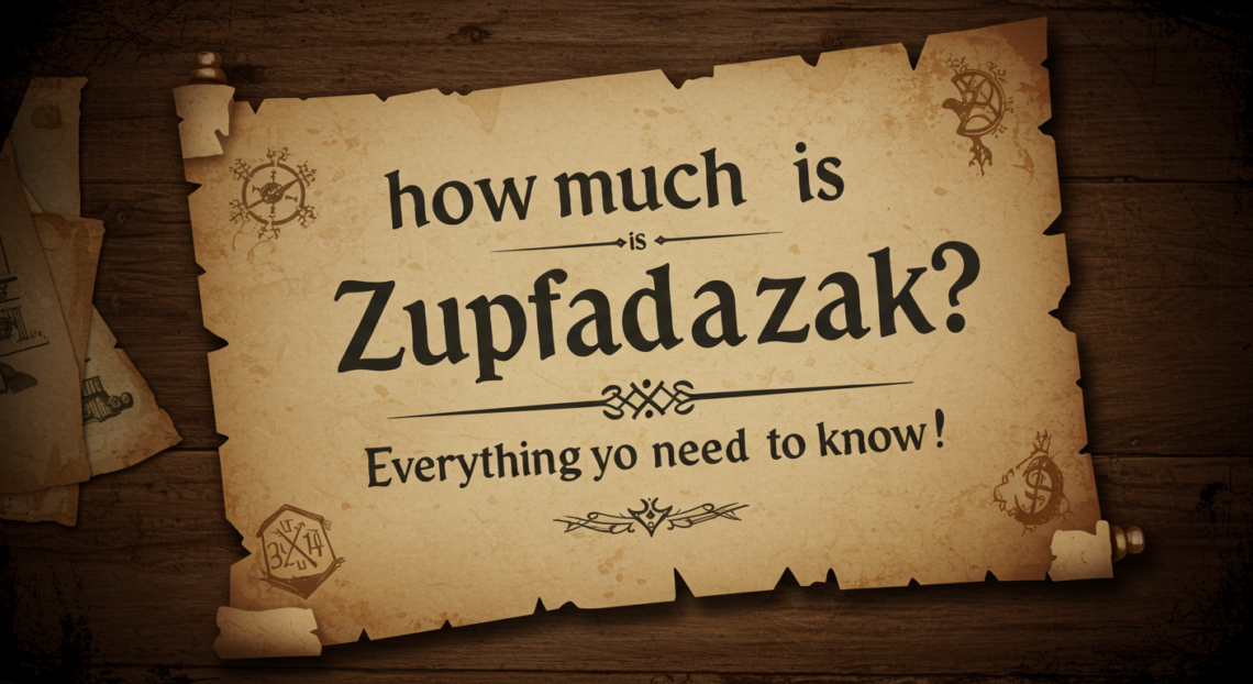 How Much is Zupfadtazak
