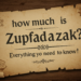 How Much is Zupfadtazak