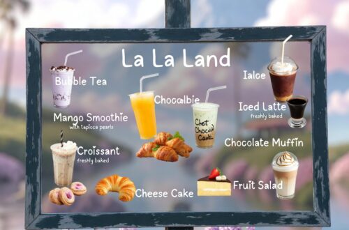 La La Land Cafe Menu