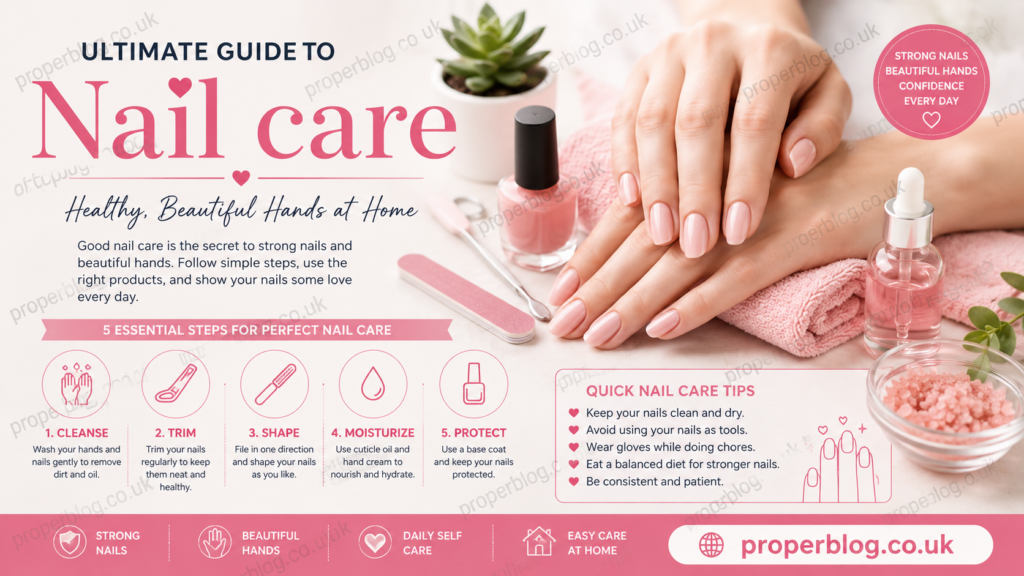 Ultimate Guide to Nail Care: Healthy, Beautiful Hands at Home