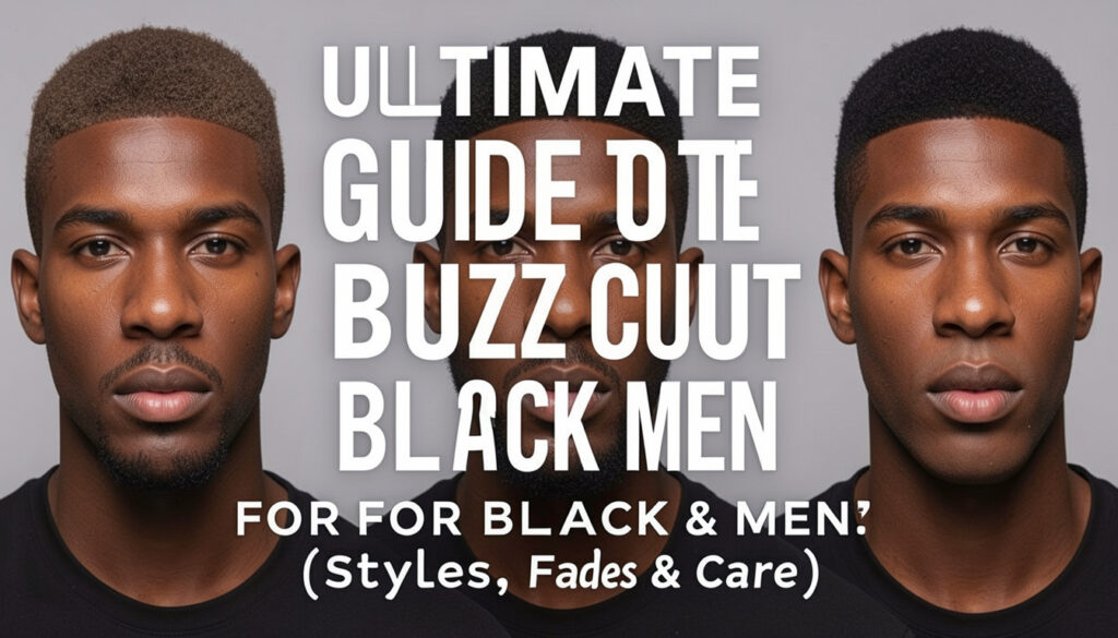 Ultimate Guide to the buzz cut black men (Styles, Fades & Care)