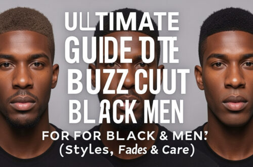 buzz cut black men